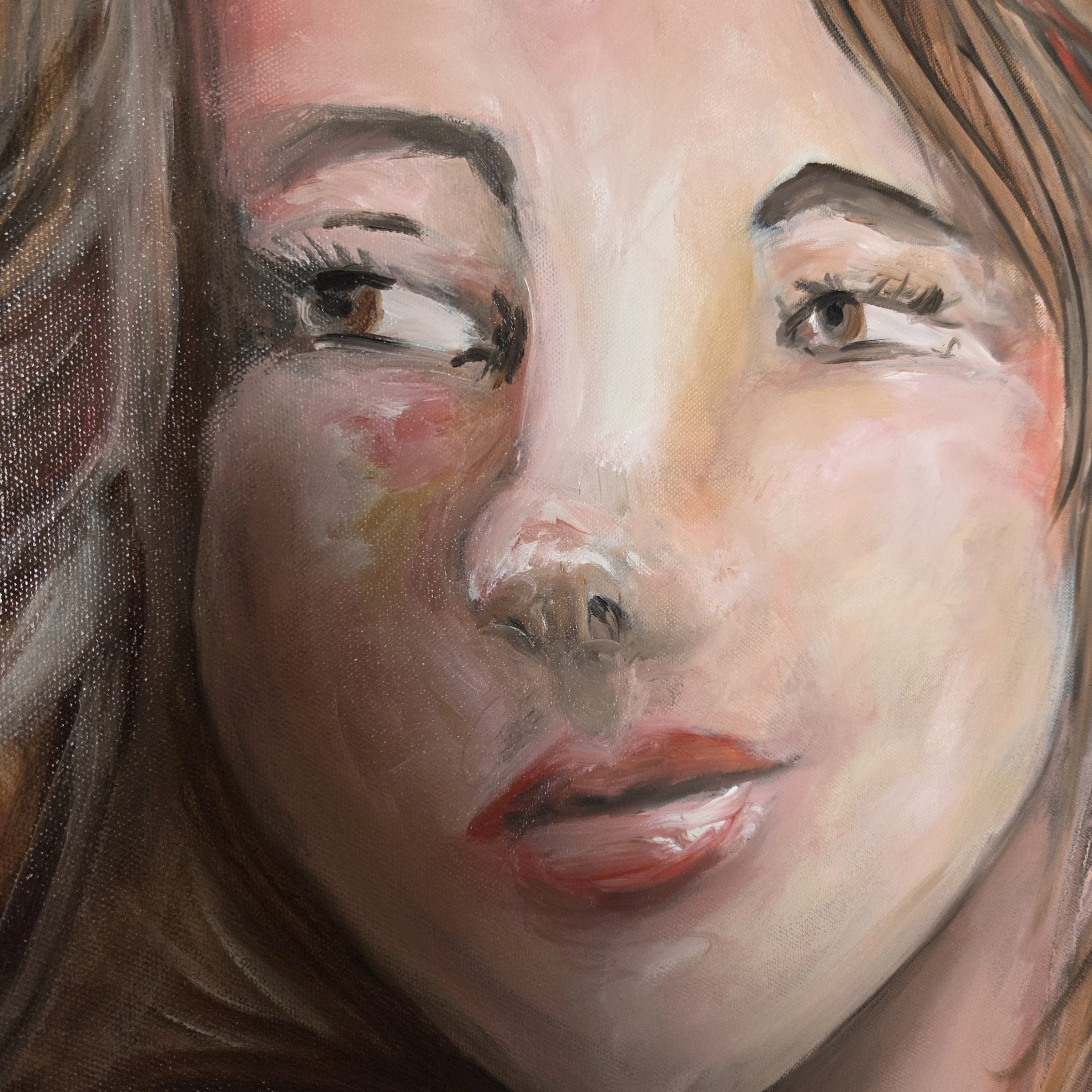 Artemis by Joline Renn — The face, close