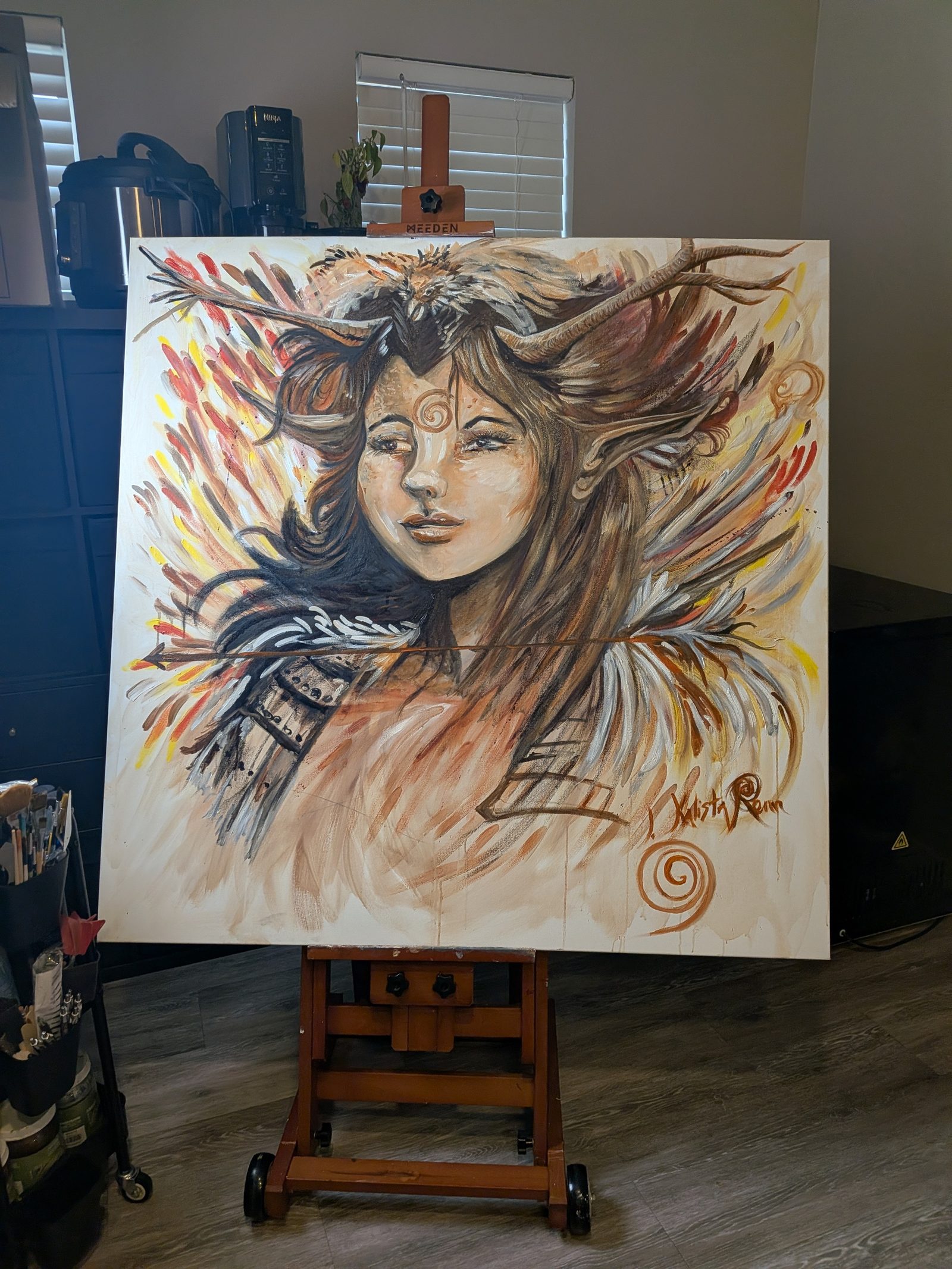 Artemis by Joline Renn — Signed, before the green went in