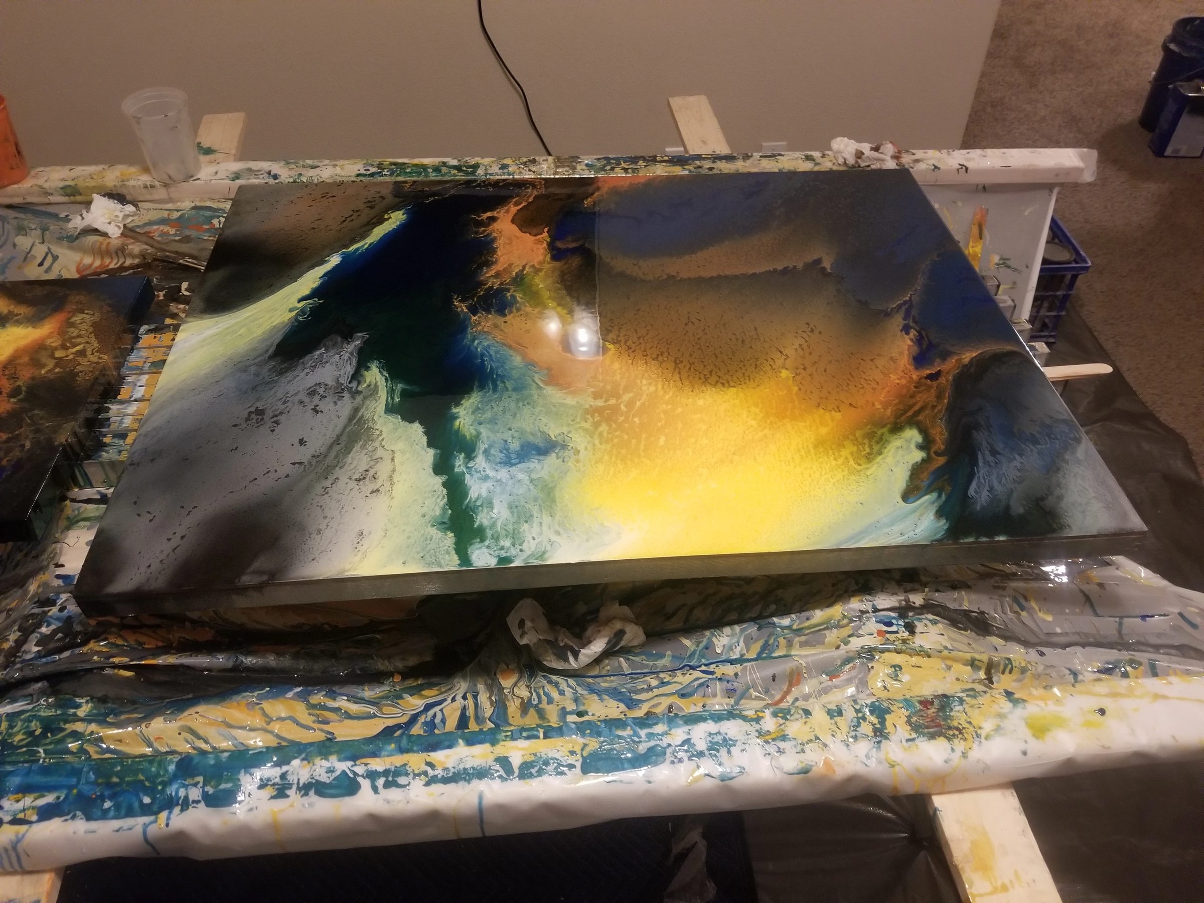 Evocation being made in the studio