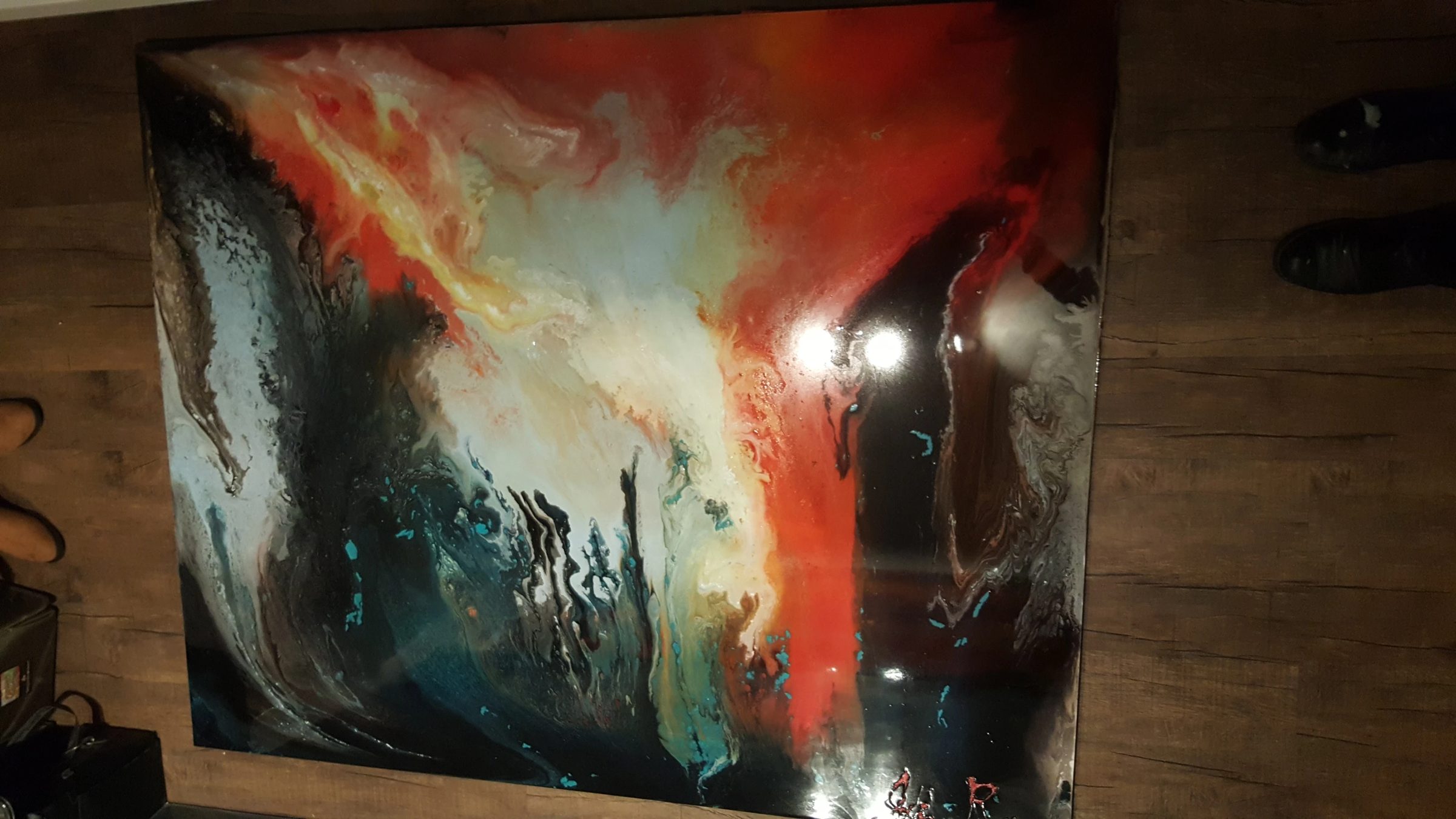 Evolution by Joline Renn — At an angle — the surface shifts with the viewpoint