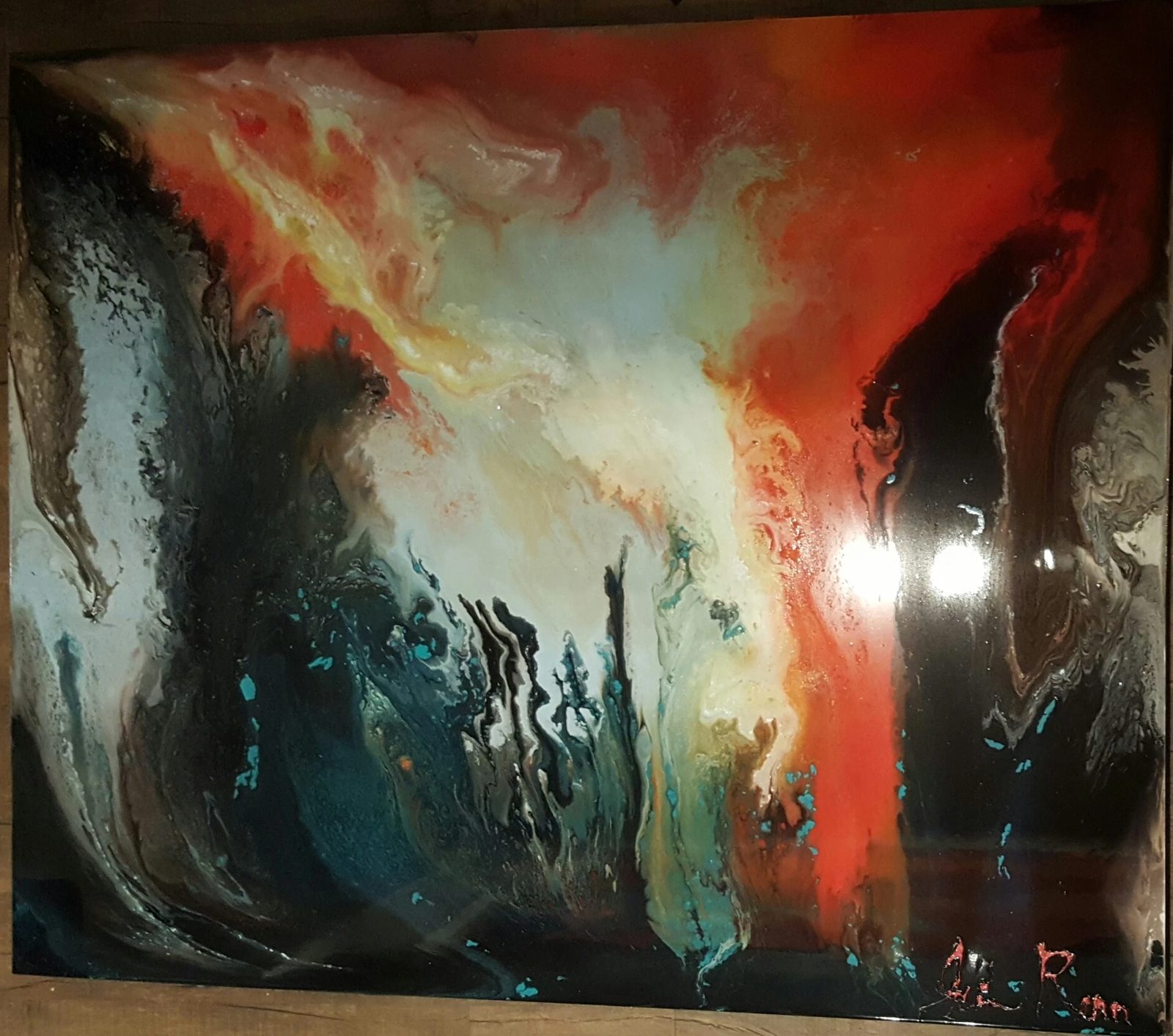 Evolution by Joline Renn — Flat, before hanging