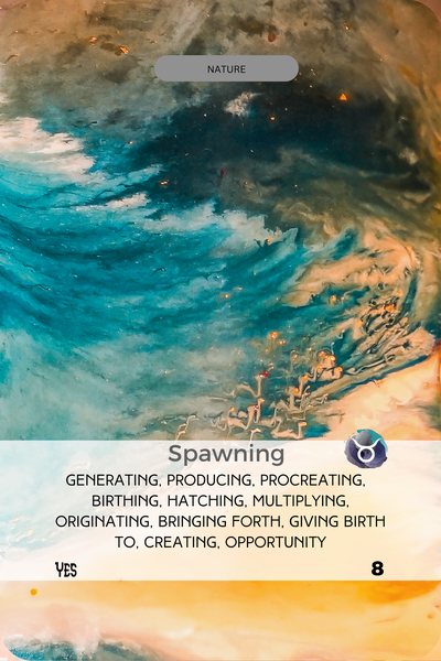 Card 8 of the Empathic Mirror deck by Joline Renn