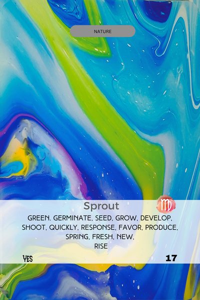 Card 17 of the Empathic Mirror deck by Joline Renn