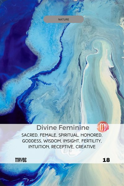 Card 18 of the Empathic Mirror deck by Joline Renn