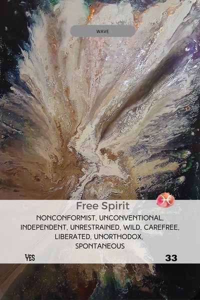 Card 33 of the Empathic Mirror deck by Joline Renn