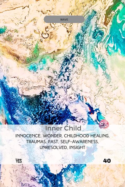Card 40 of the Empathic Mirror deck by Joline Renn