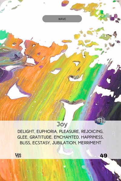 Card 49 of the Empathic Mirror deck by Joline Renn