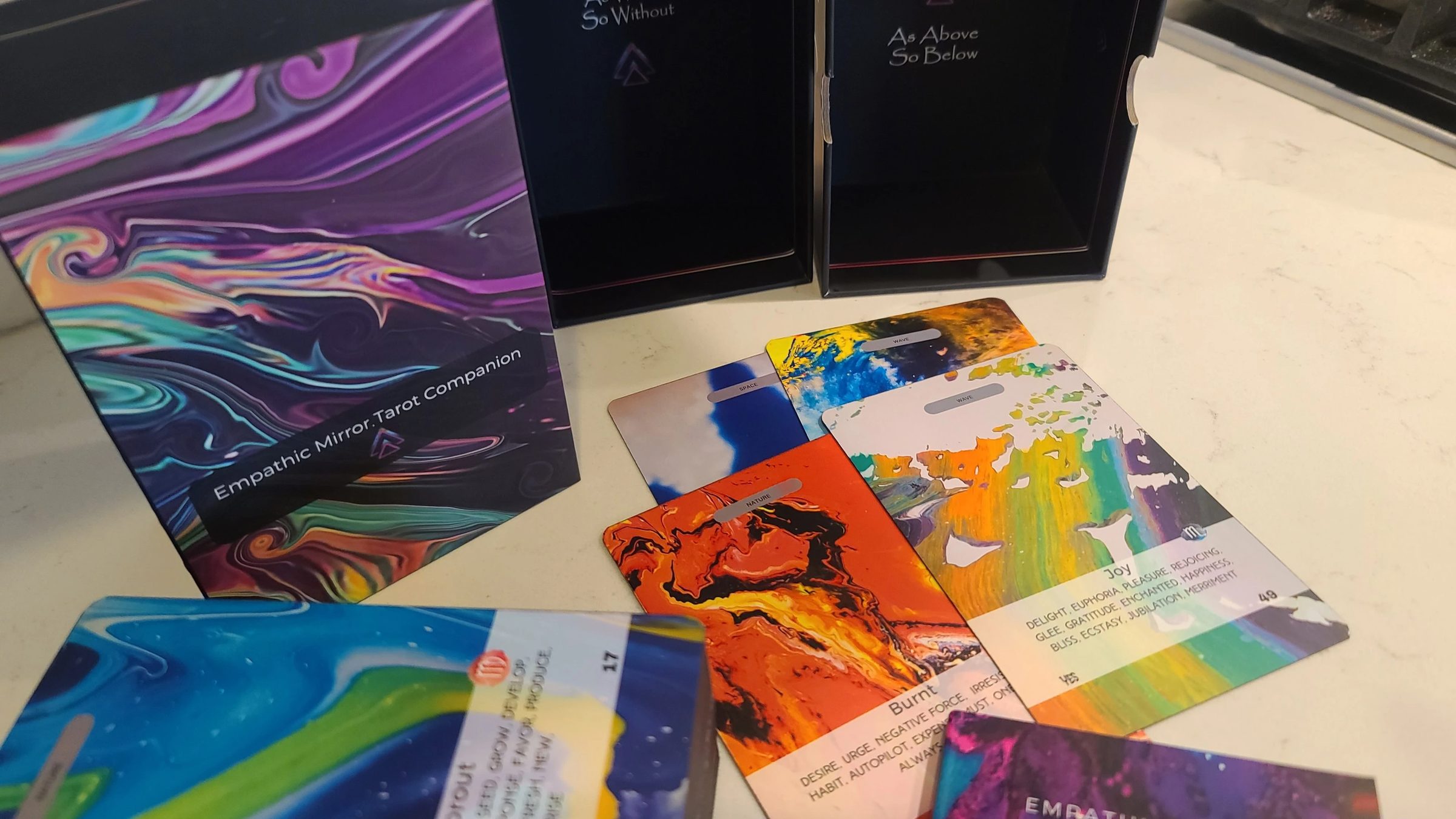 Empathic Mirror, 123-card art deck by Joline Renn
